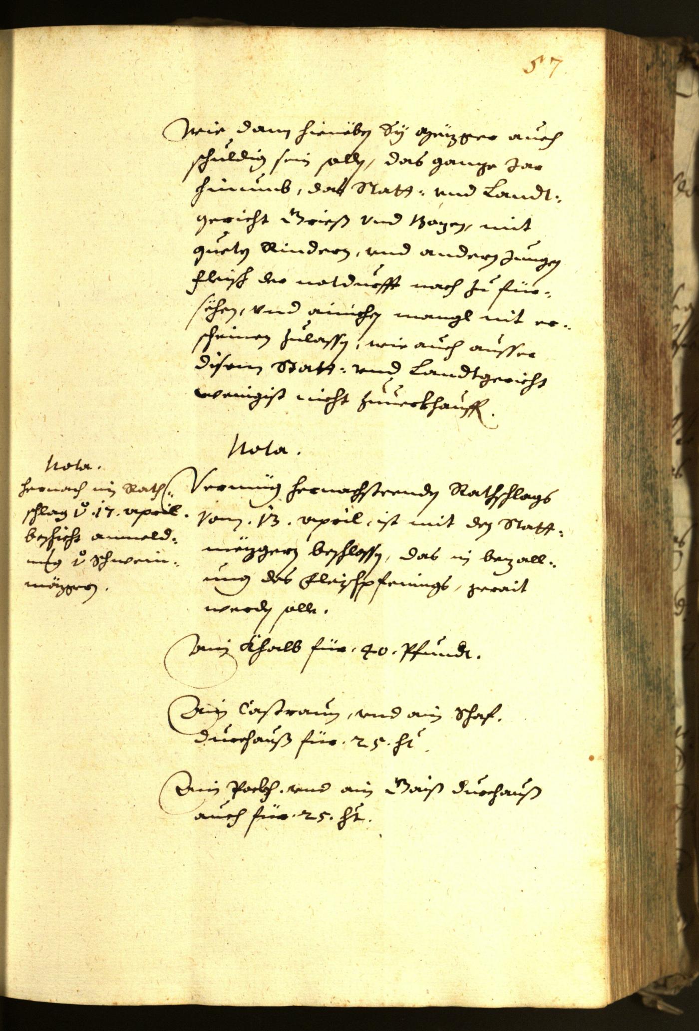 Civic Archives of Bozen-Bolzano - BOhisto Minutes of the council 1647 