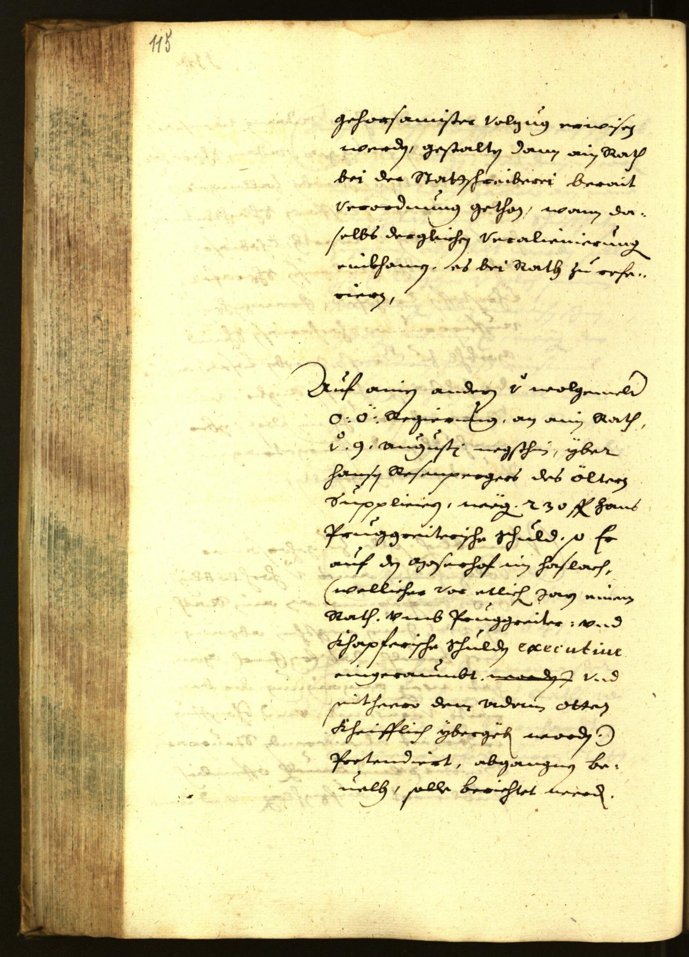 Stadtarchiv Bozen - BOhisto Ratsprotokoll 1647 