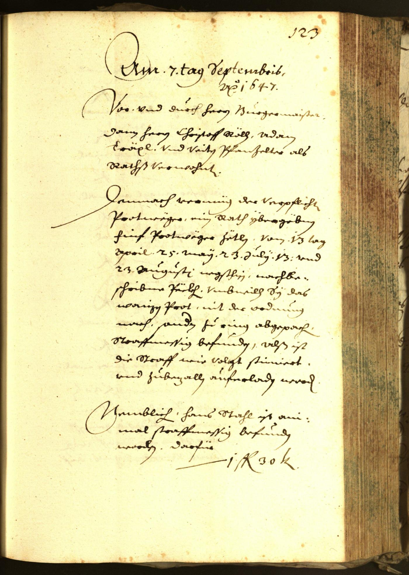 Civic Archives of Bozen-Bolzano - BOhisto Minutes of the council 1647 