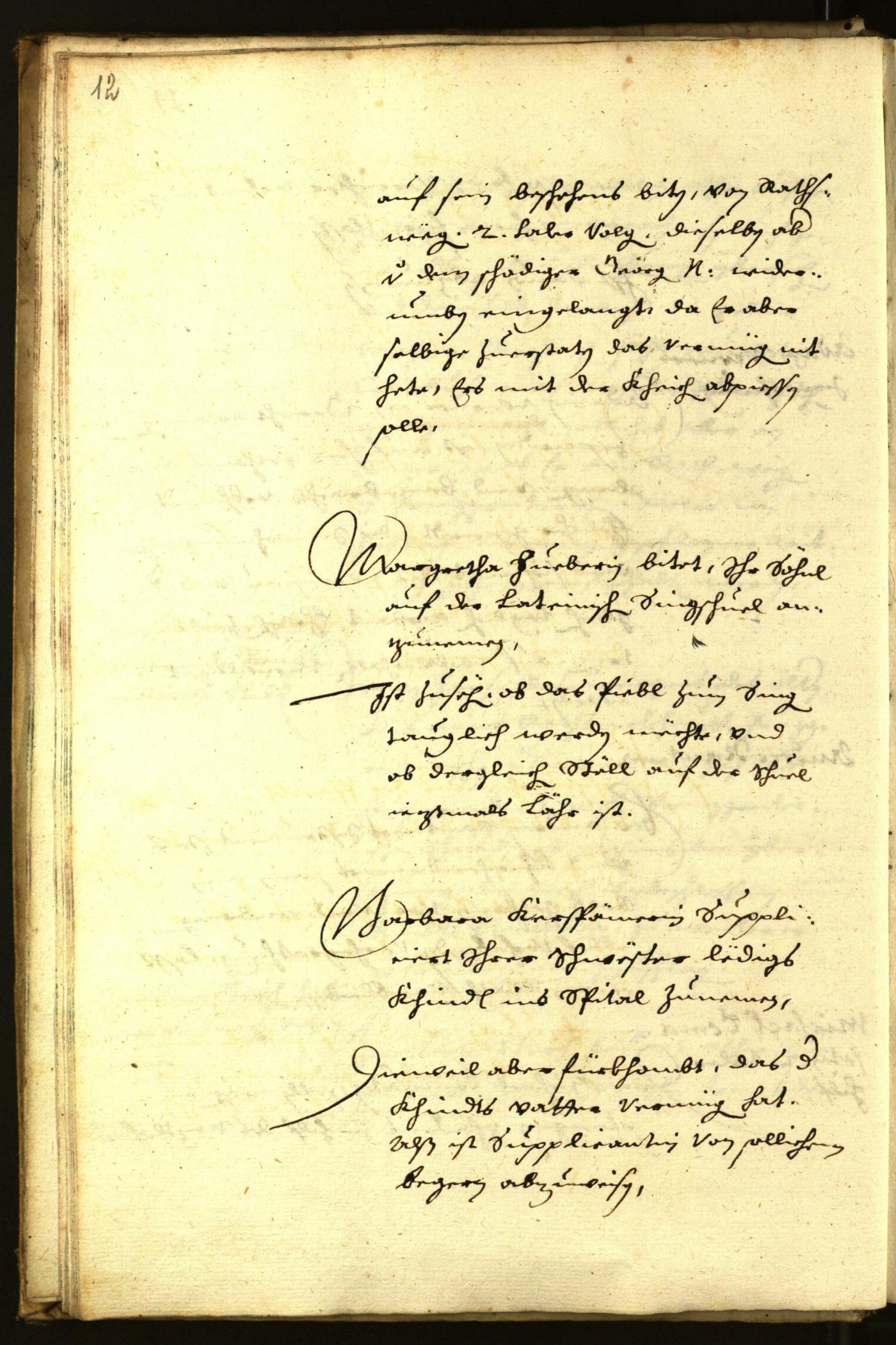 Stadtarchiv Bozen - BOhisto Ratsprotokoll 1647 