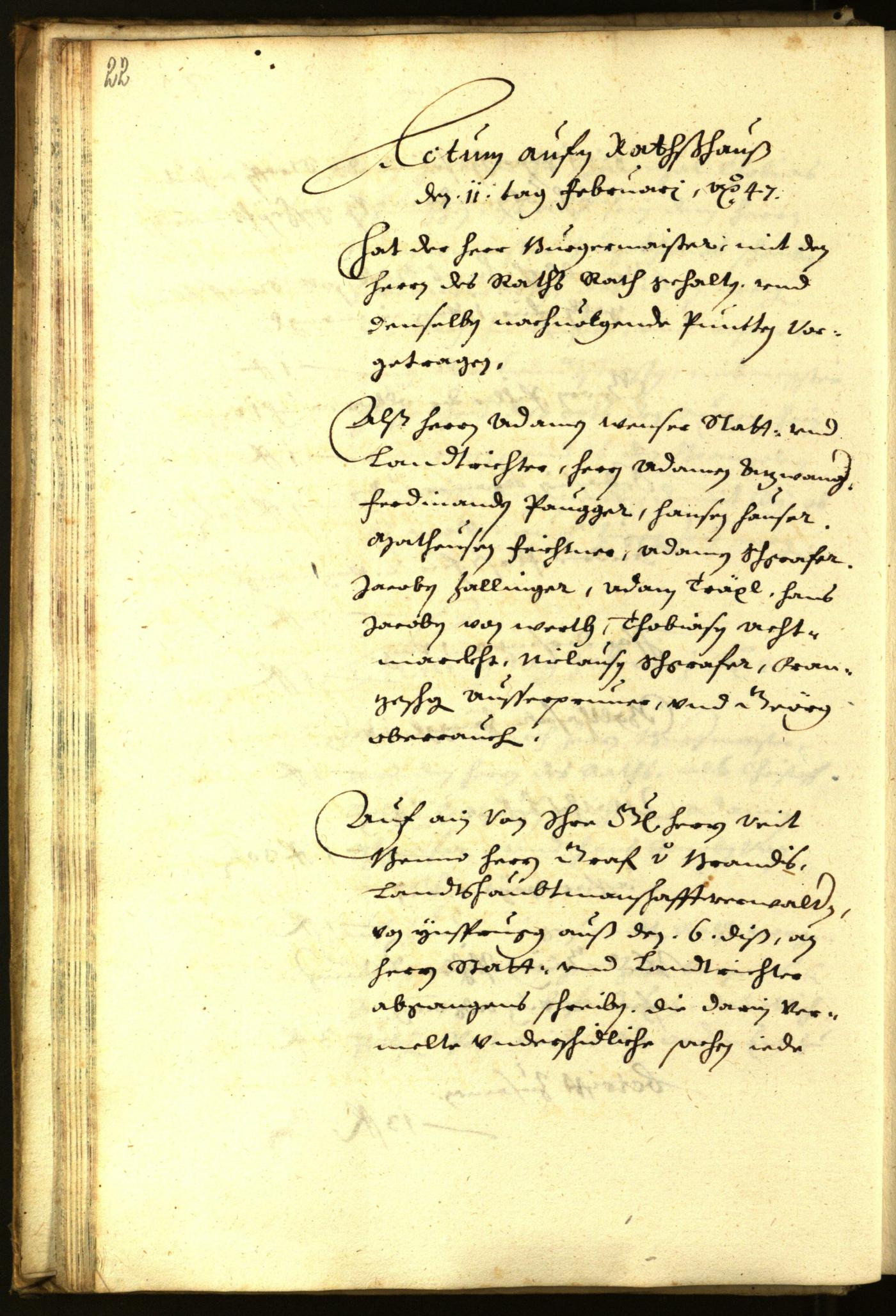 Civic Archives of Bozen-Bolzano - BOhisto Minutes of the council 1647 