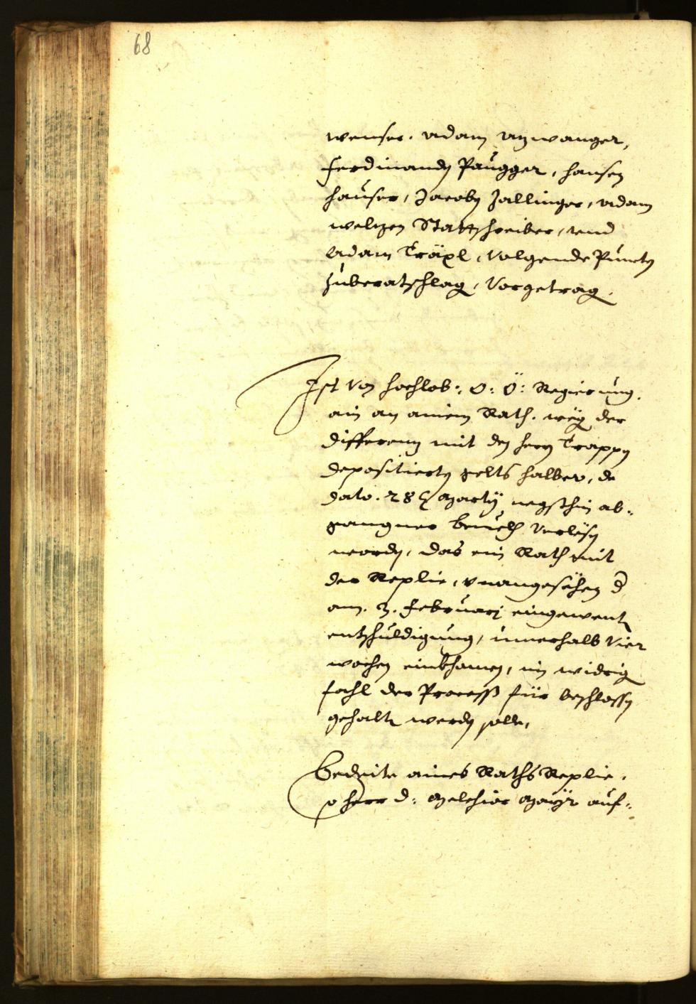 Stadtarchiv Bozen - BOhisto Ratsprotokoll 1647 