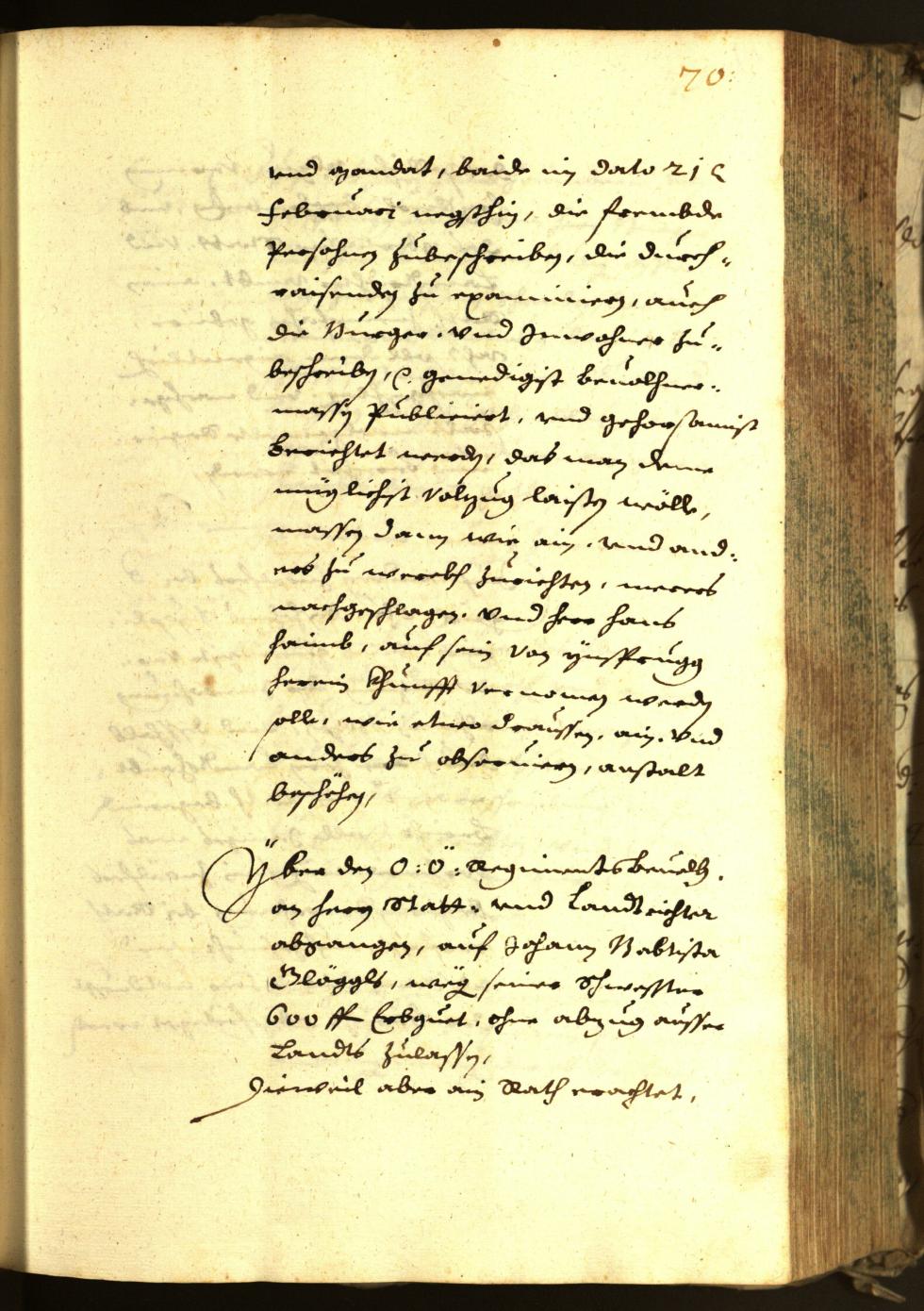 Stadtarchiv Bozen - BOhisto Ratsprotokoll 1647 