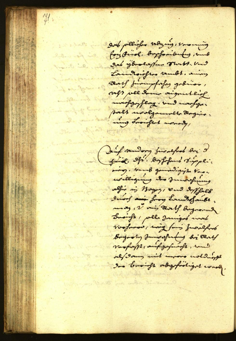 Stadtarchiv Bozen - BOhisto Ratsprotokoll 1647 