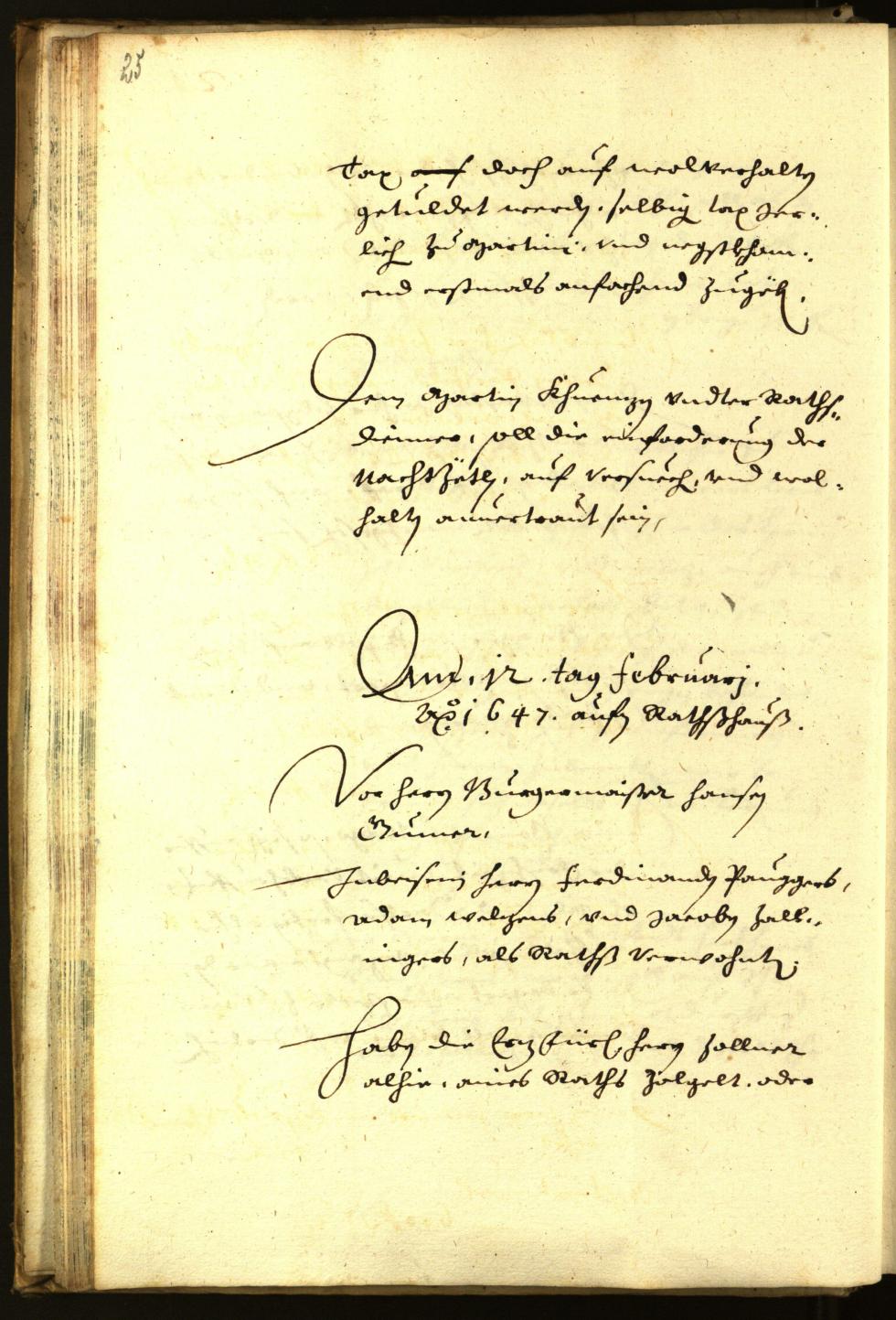 Civic Archives of Bozen-Bolzano - BOhisto Minutes of the council 1647 