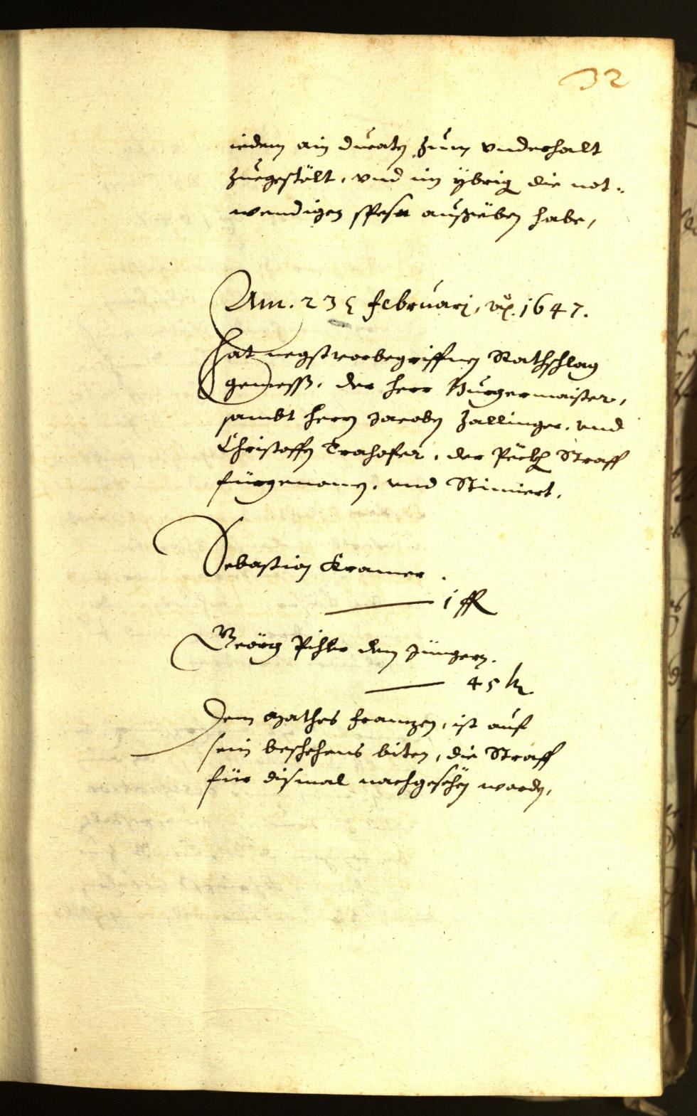 Civic Archives of Bozen-Bolzano - BOhisto Minutes of the council 1647 