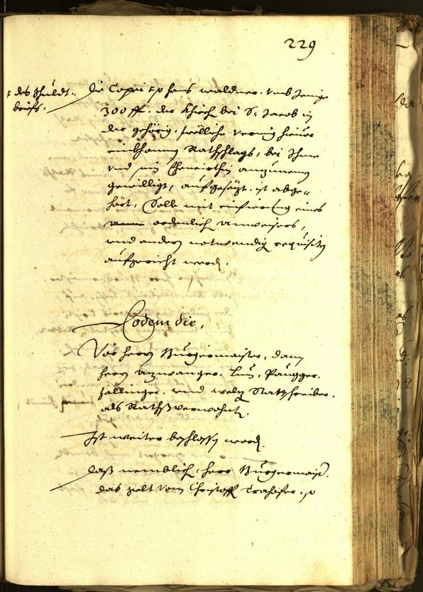 Stadtarchiv Bozen - BOhisto Ratsprotokoll 1648 