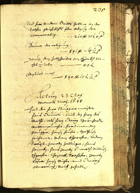 Archivio Storico della Città di Bolzano - BOhisto protocollo consiliare 1648 