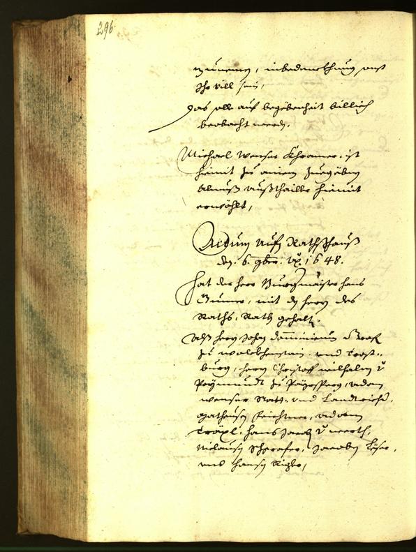 Civic Archives of Bozen-Bolzano - BOhisto Minutes of the council 1648 