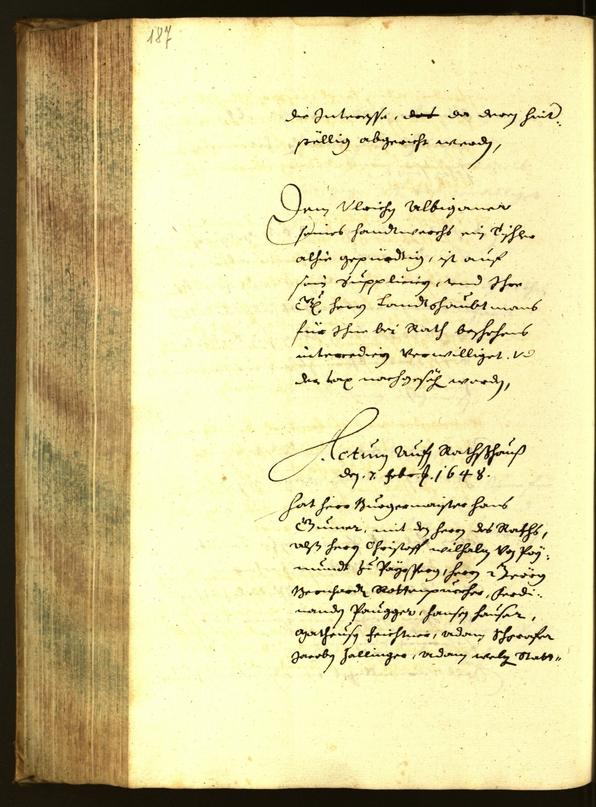 Civic Archives of Bozen-Bolzano - BOhisto Minutes of the council 1648 