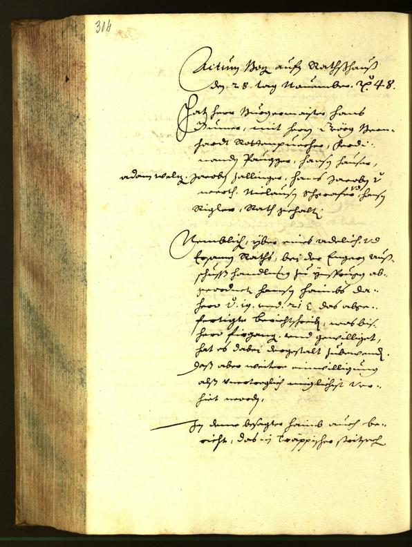 Civic Archives of Bozen-Bolzano - BOhisto Minutes of the council 1648 