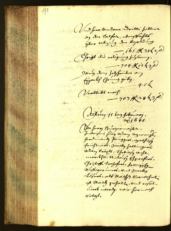 Archivio Storico della Città di Bolzano - BOhisto protocollo consiliare 1648 