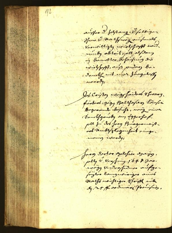 Stadtarchiv Bozen - BOhisto Ratsprotokoll 1648 