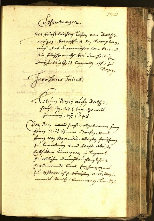 Archivio Storico della Città di Bolzano - BOhisto protocollo consiliare 1648 