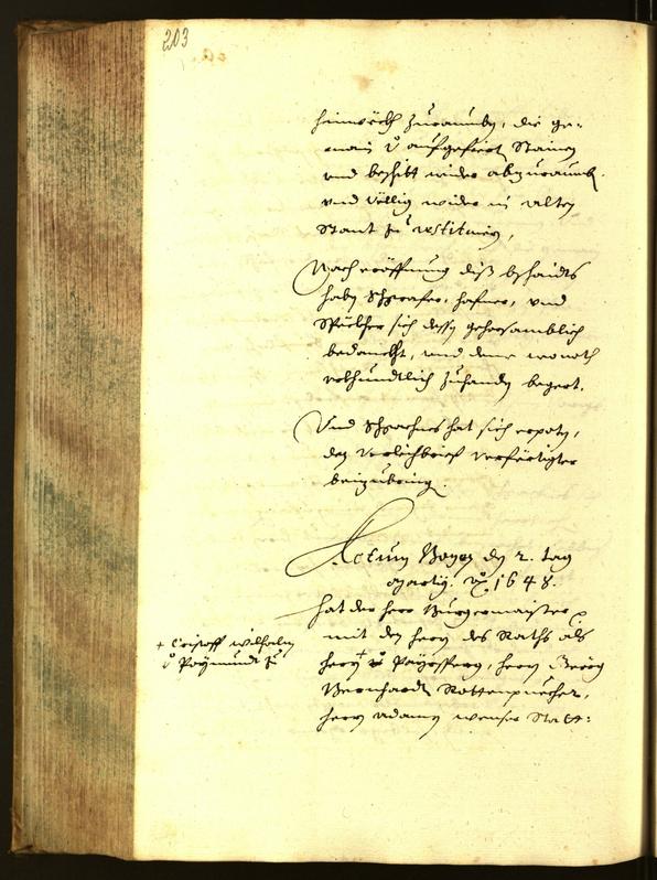 Civic Archives of Bozen-Bolzano - BOhisto Minutes of the council 1648 