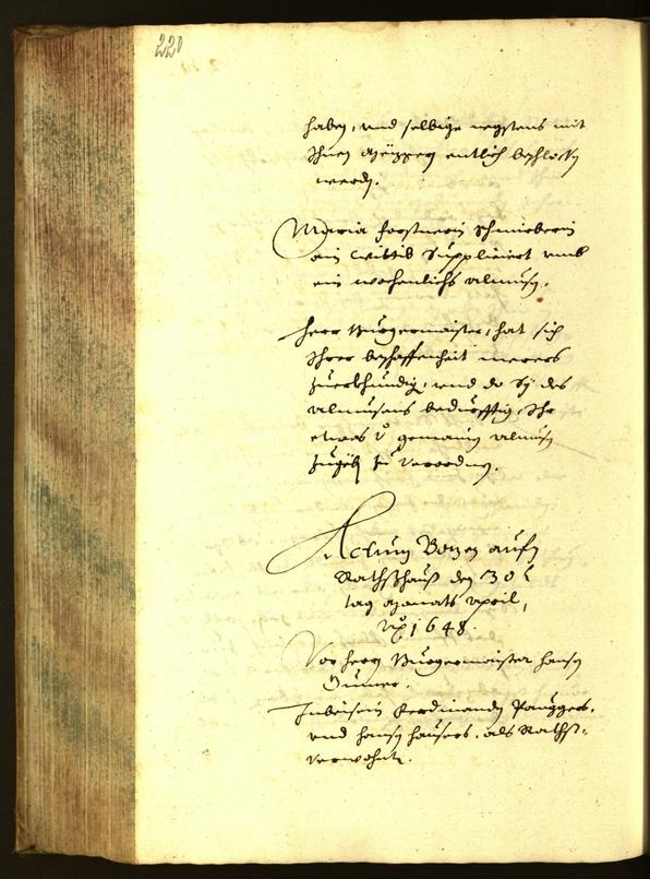 Civic Archives of Bozen-Bolzano - BOhisto Minutes of the council 1648 