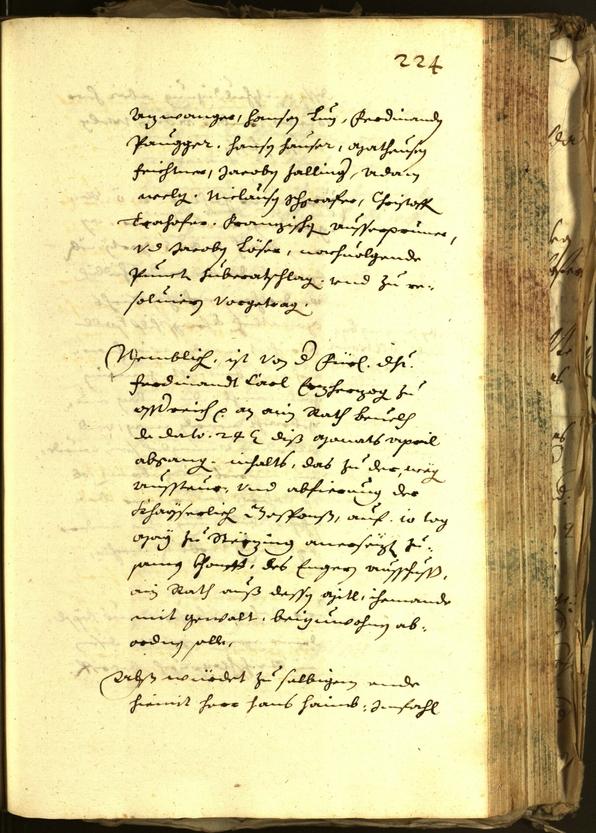 Stadtarchiv Bozen - BOhisto Ratsprotokoll 1648 