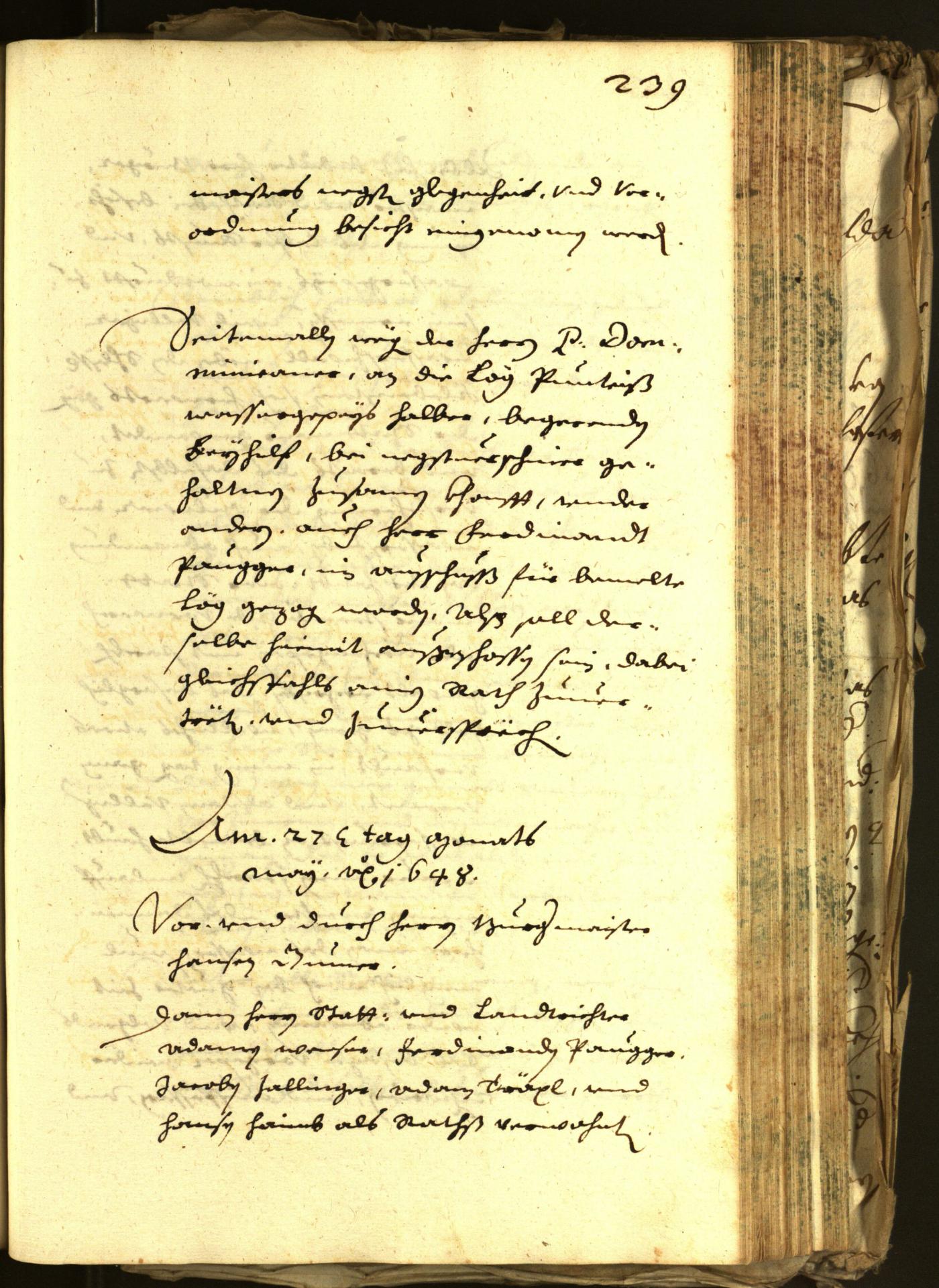 Civic Archives of Bozen-Bolzano - BOhisto Minutes of the council 1648 