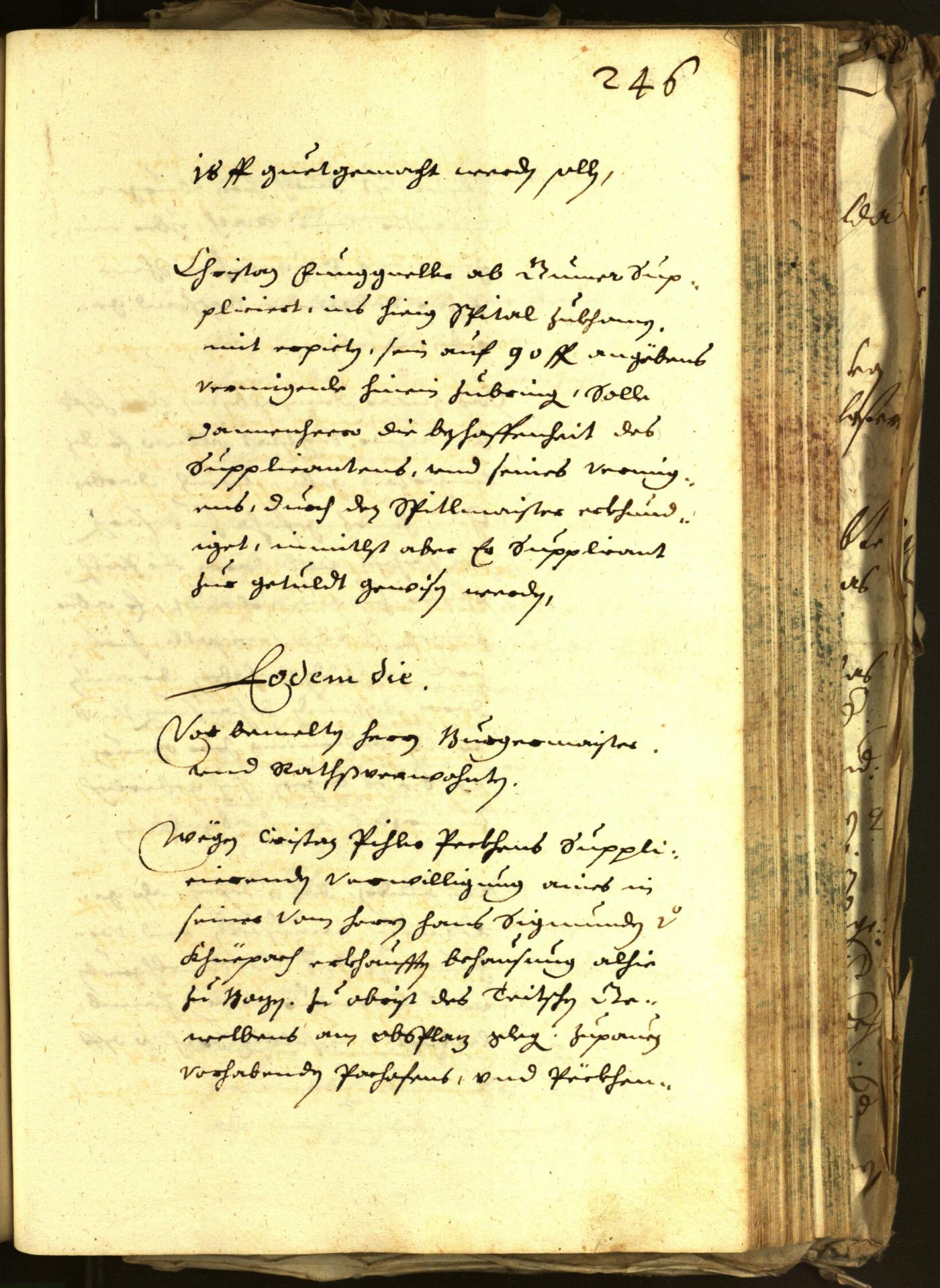 Stadtarchiv Bozen - BOhisto Ratsprotokoll 1648 