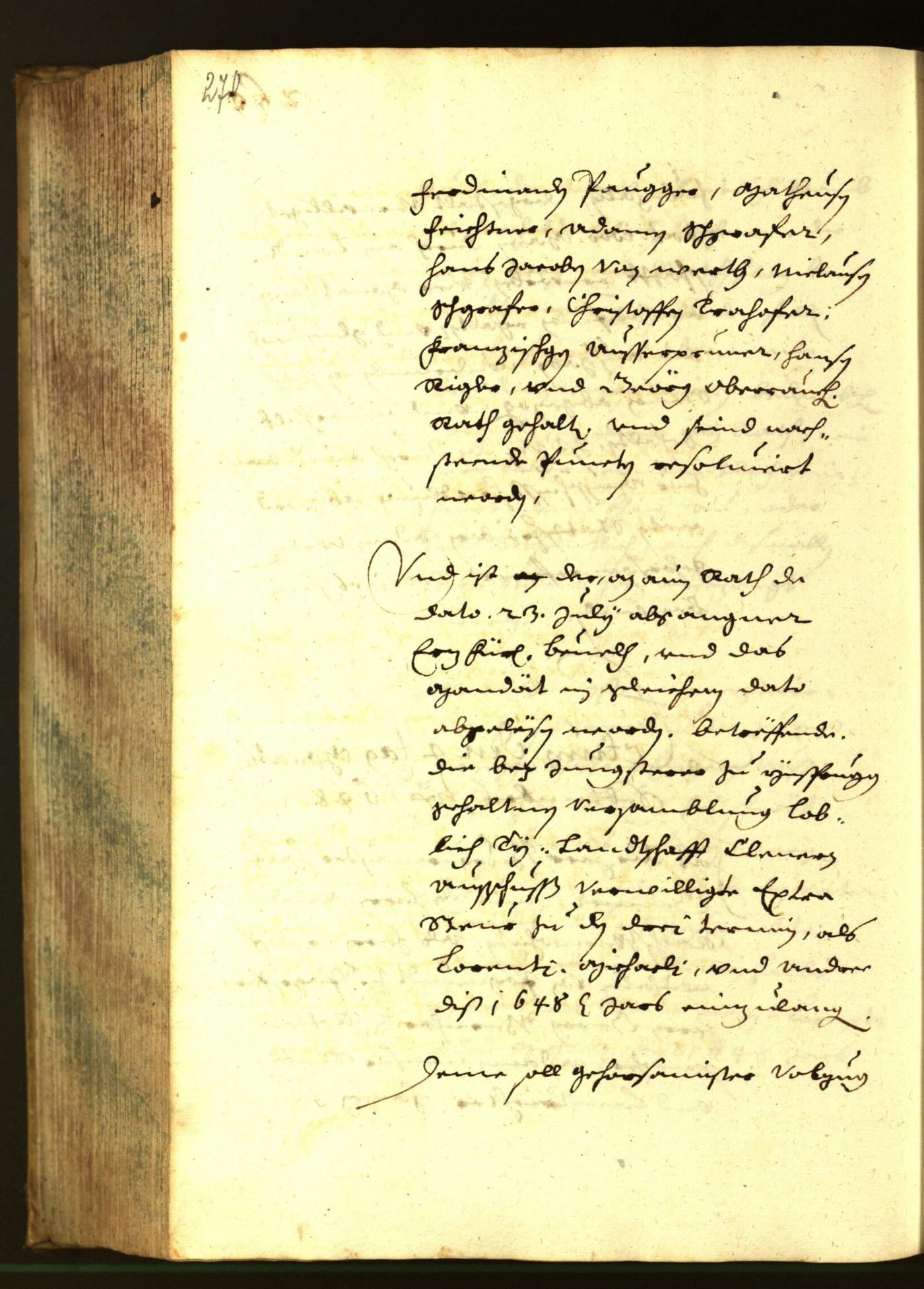 Civic Archives of Bozen-Bolzano - BOhisto Minutes of the council 1648 