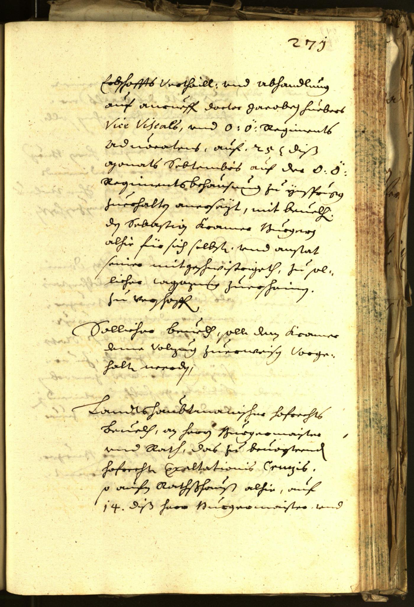 Stadtarchiv Bozen - BOhisto Ratsprotokoll 1648 