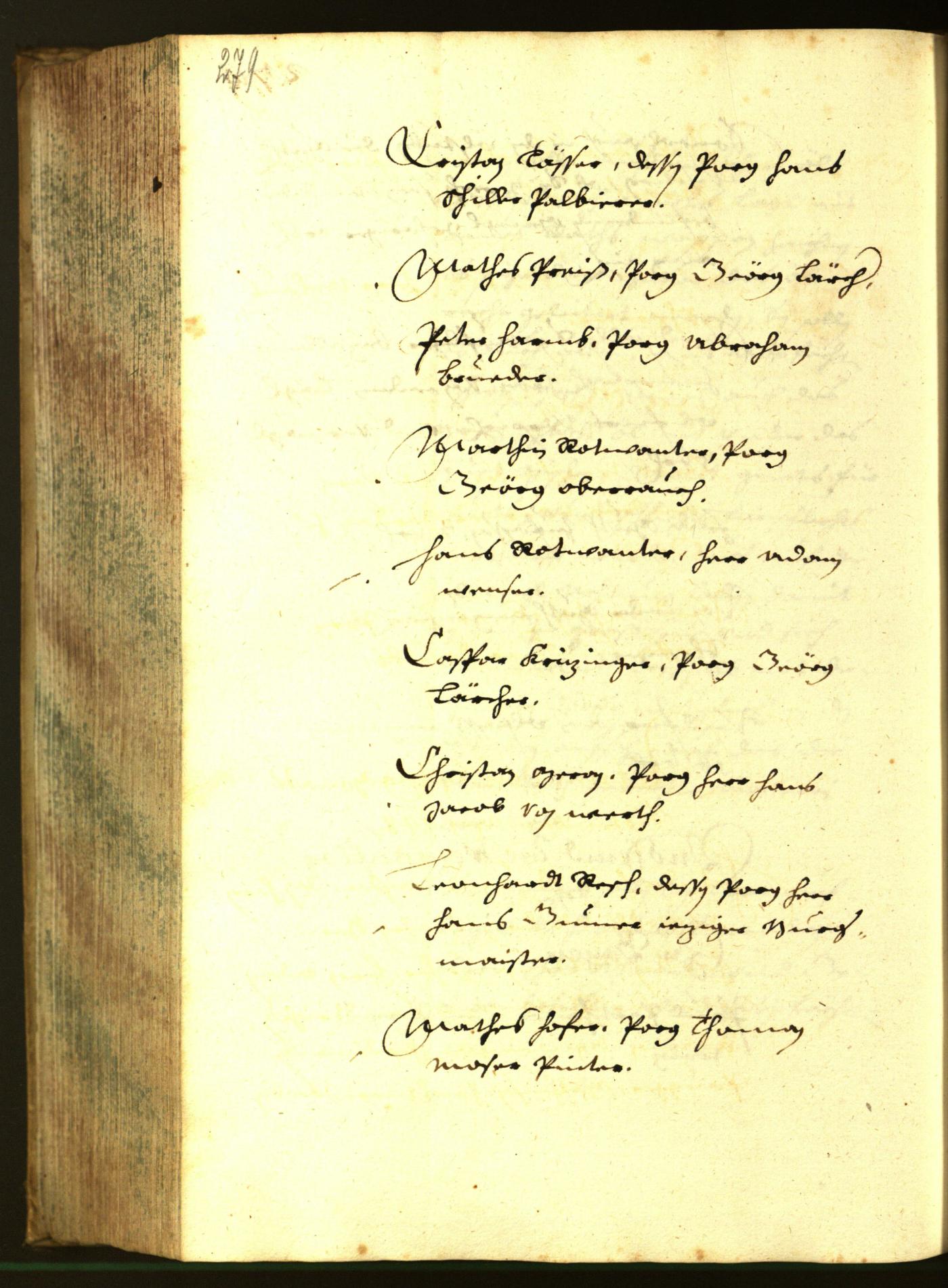 Stadtarchiv Bozen - BOhisto Ratsprotokoll 1648 