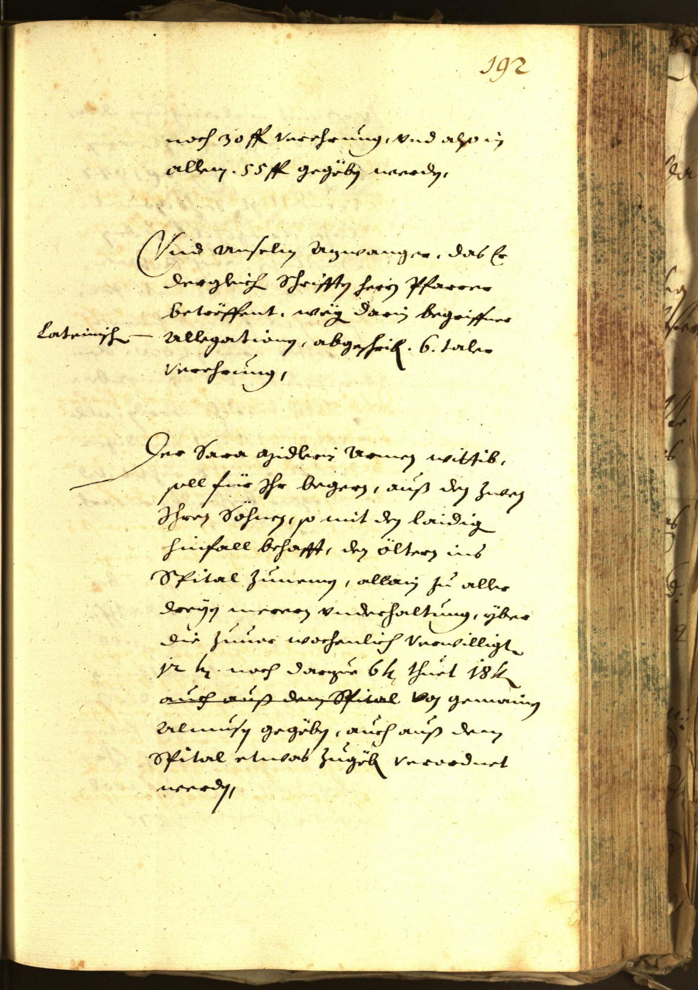 Stadtarchiv Bozen - BOhisto Ratsprotokoll 1648 