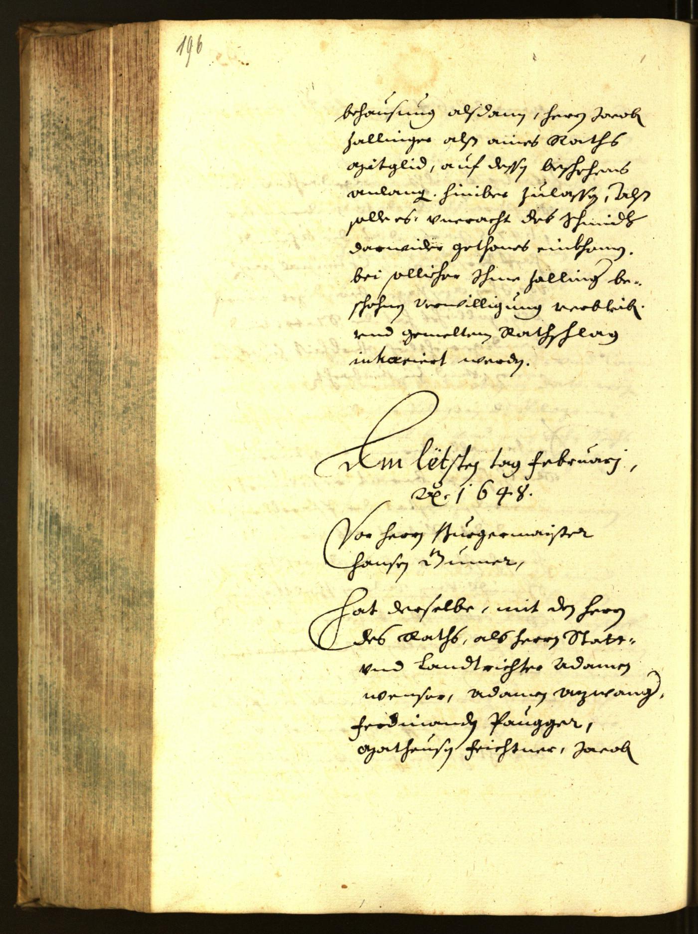 Civic Archives of Bozen-Bolzano - BOhisto Minutes of the council 1648 