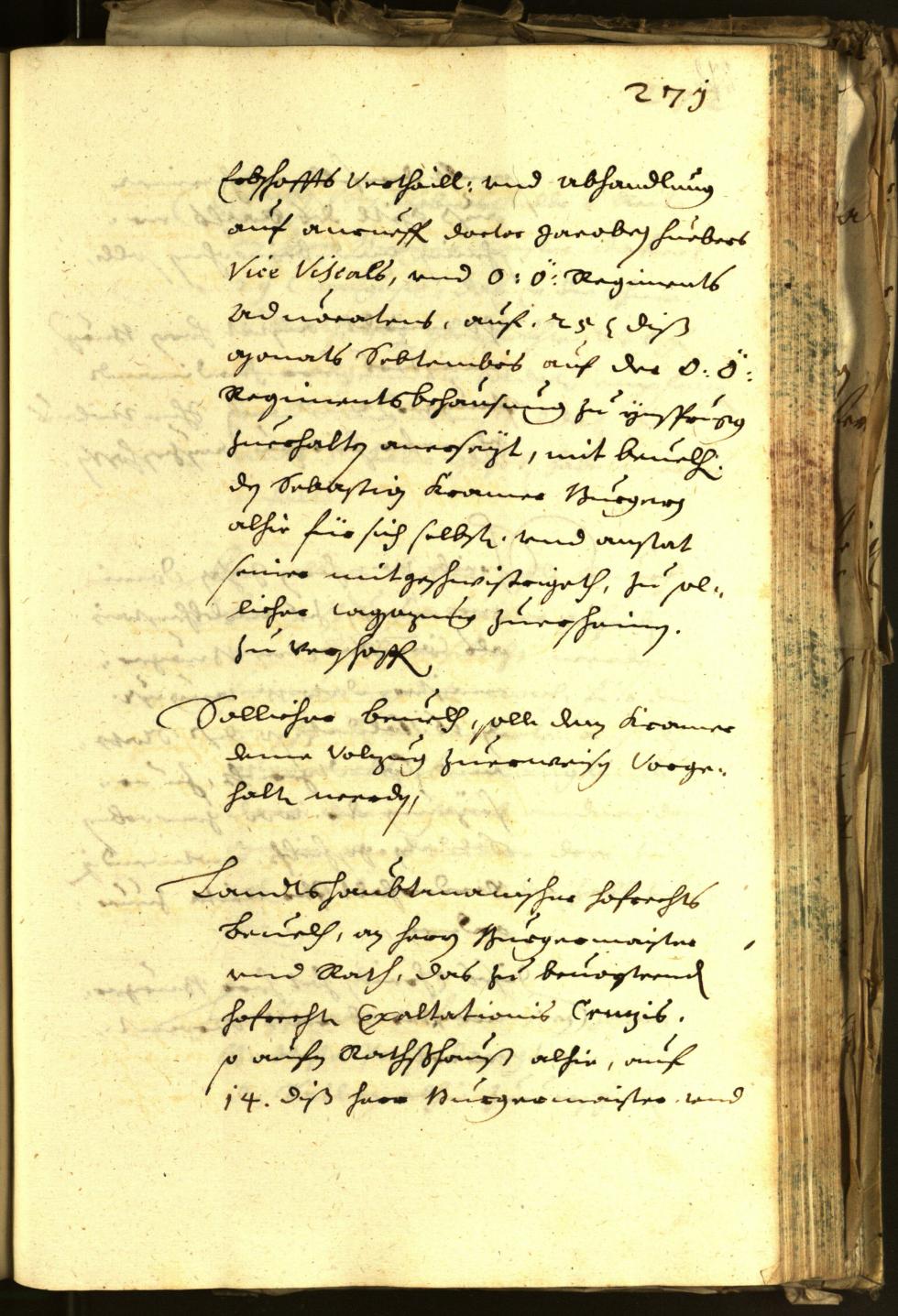 Stadtarchiv Bozen - BOhisto Ratsprotokoll 1648 