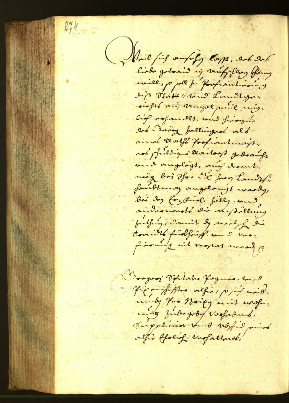 Stadtarchiv Bozen - BOhisto Ratsprotokoll 1648 