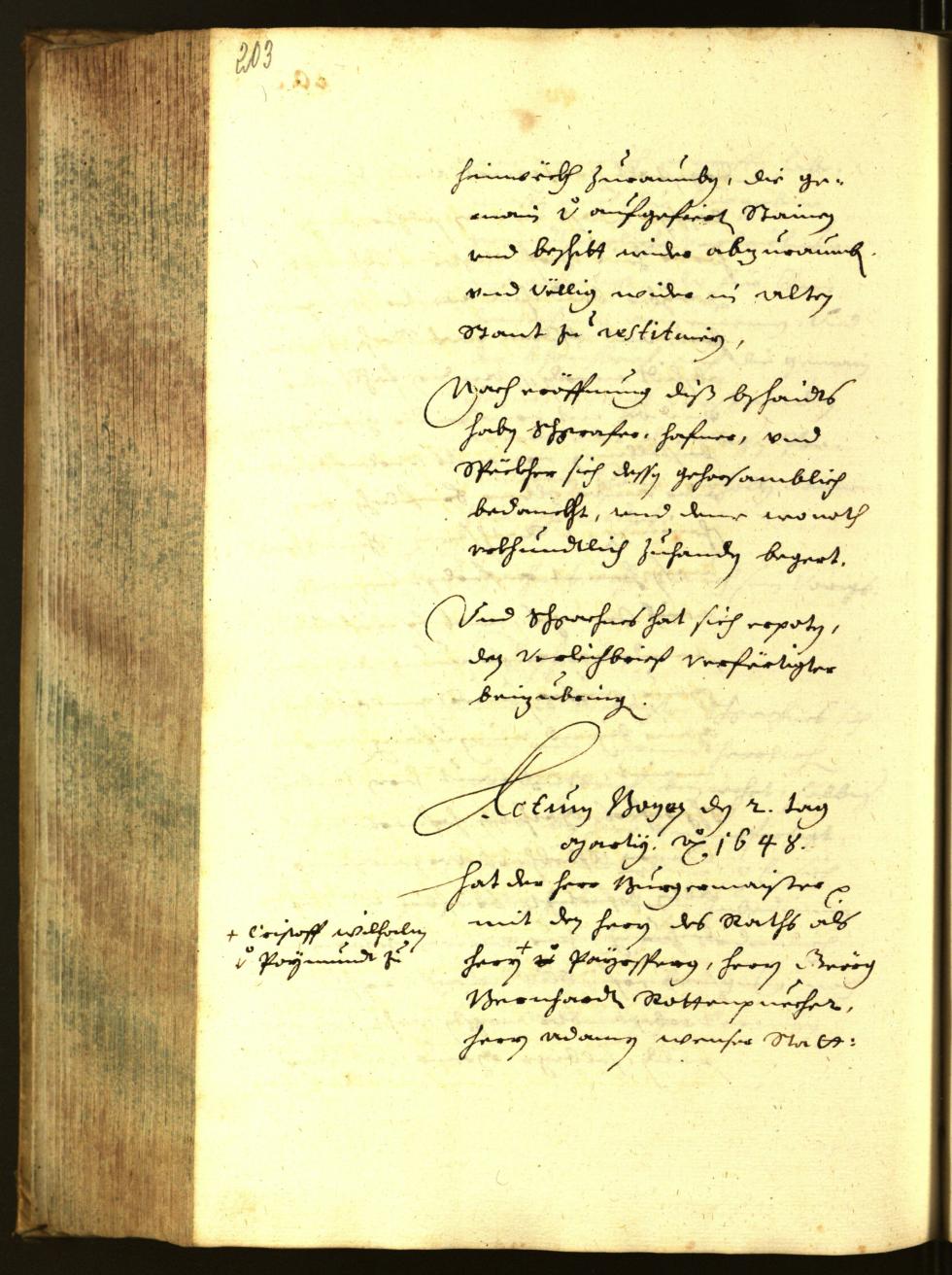 Civic Archives of Bozen-Bolzano - BOhisto Minutes of the council 1648 