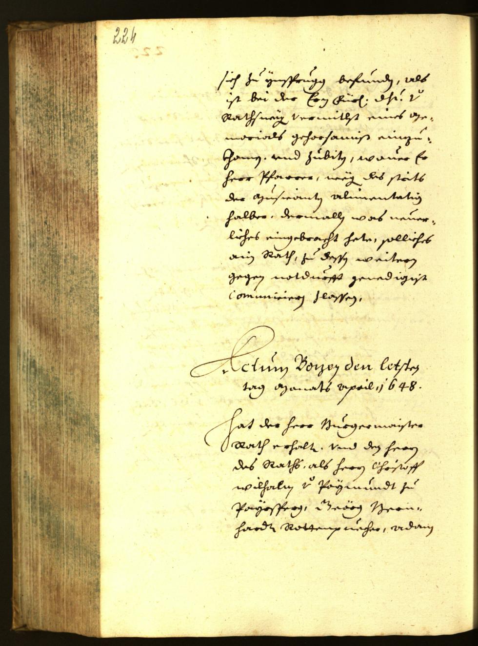 Civic Archives of Bozen-Bolzano - BOhisto Minutes of the council 1648 