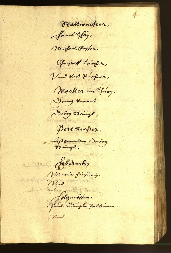 Stadtarchiv Bozen - BOhisto Ratsprotokoll 1651 