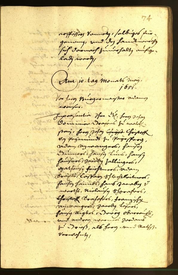 Civic Archives of Bozen-Bolzano - BOhisto Minutes of the council 1651 