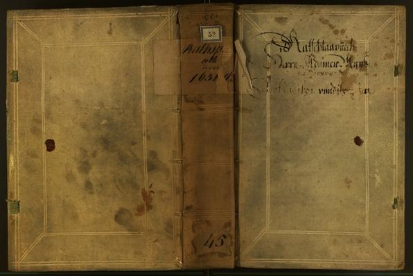 Civic Archives of Bozen-Bolzano - BOhisto Minutes of the council 1651 