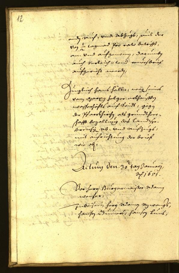 Civic Archives of Bozen-Bolzano - BOhisto Minutes of the council 1651 