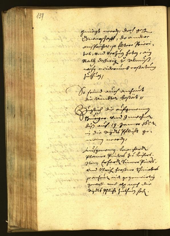 Stadtarchiv Bozen - BOhisto Ratsprotokoll 1651 