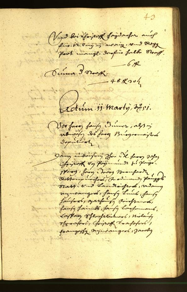 Archivio Storico della Città di Bolzano - BOhisto protocollo consiliare 1651 