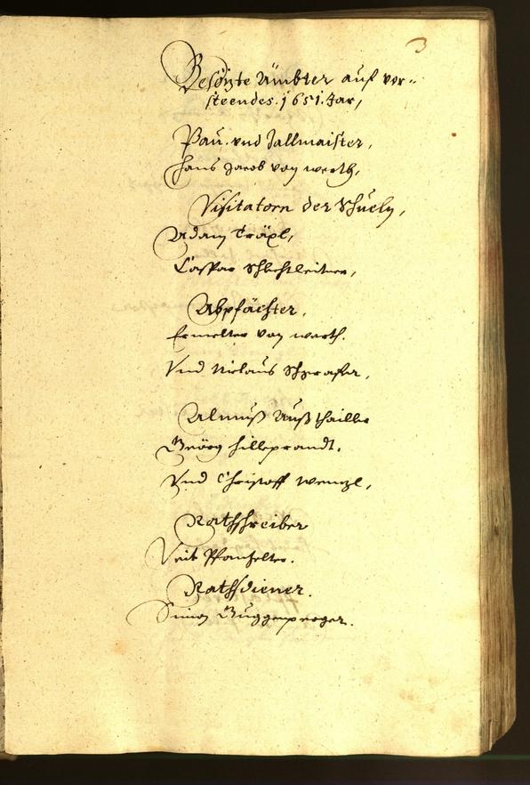 Civic Archives of Bozen-Bolzano - BOhisto Minutes of the council 1651 