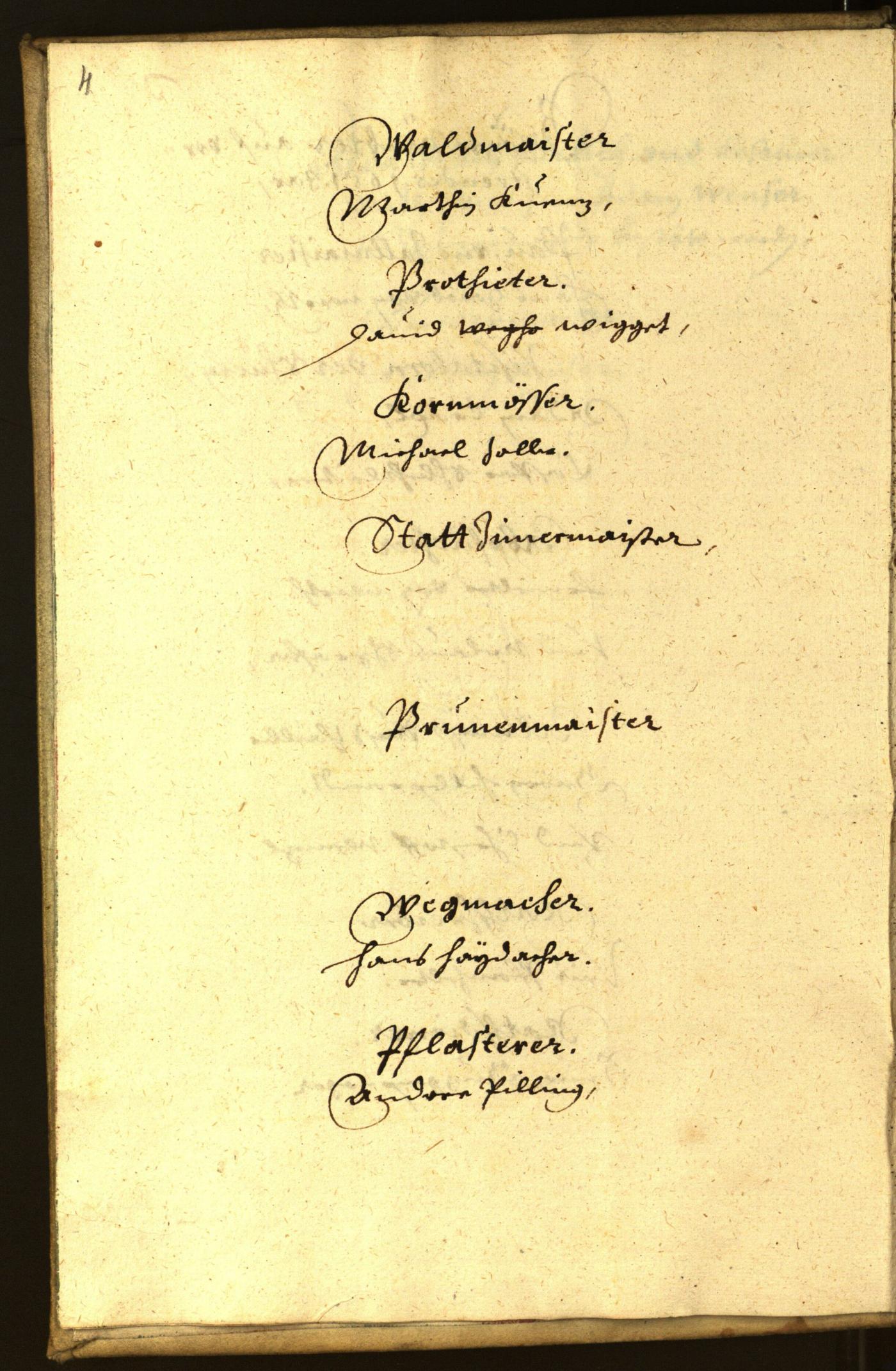 Stadtarchiv Bozen - BOhisto Ratsprotokoll 1651 