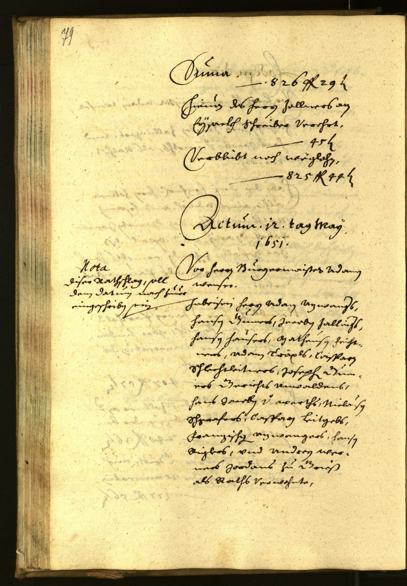 Civic Archives of Bozen-Bolzano - BOhisto Minutes of the council 1651 