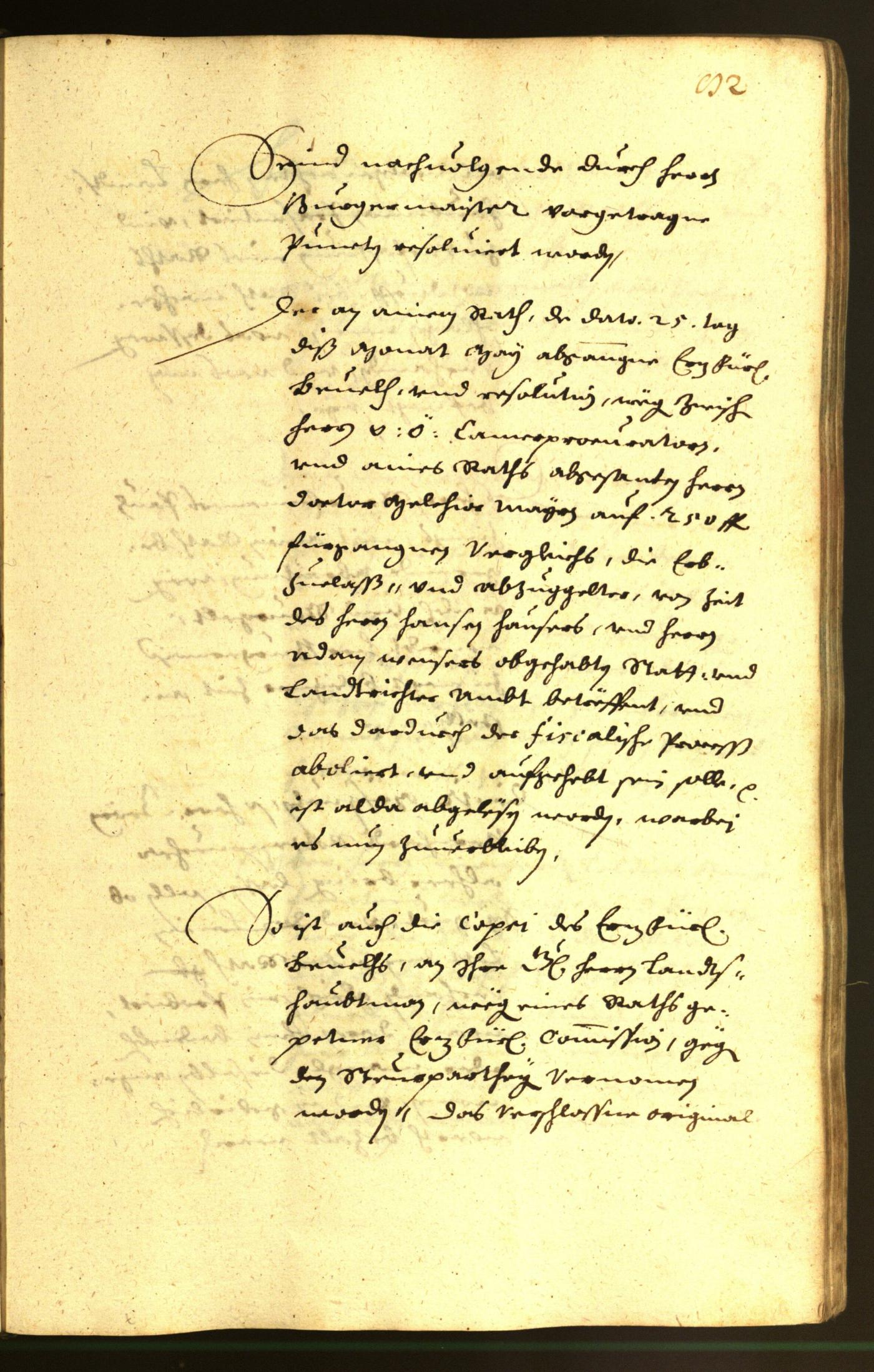 Stadtarchiv Bozen - BOhisto Ratsprotokoll 1651 