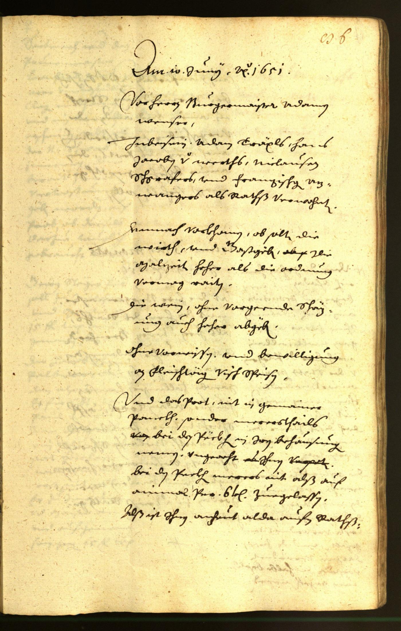 Civic Archives of Bozen-Bolzano - BOhisto Minutes of the council 1651 