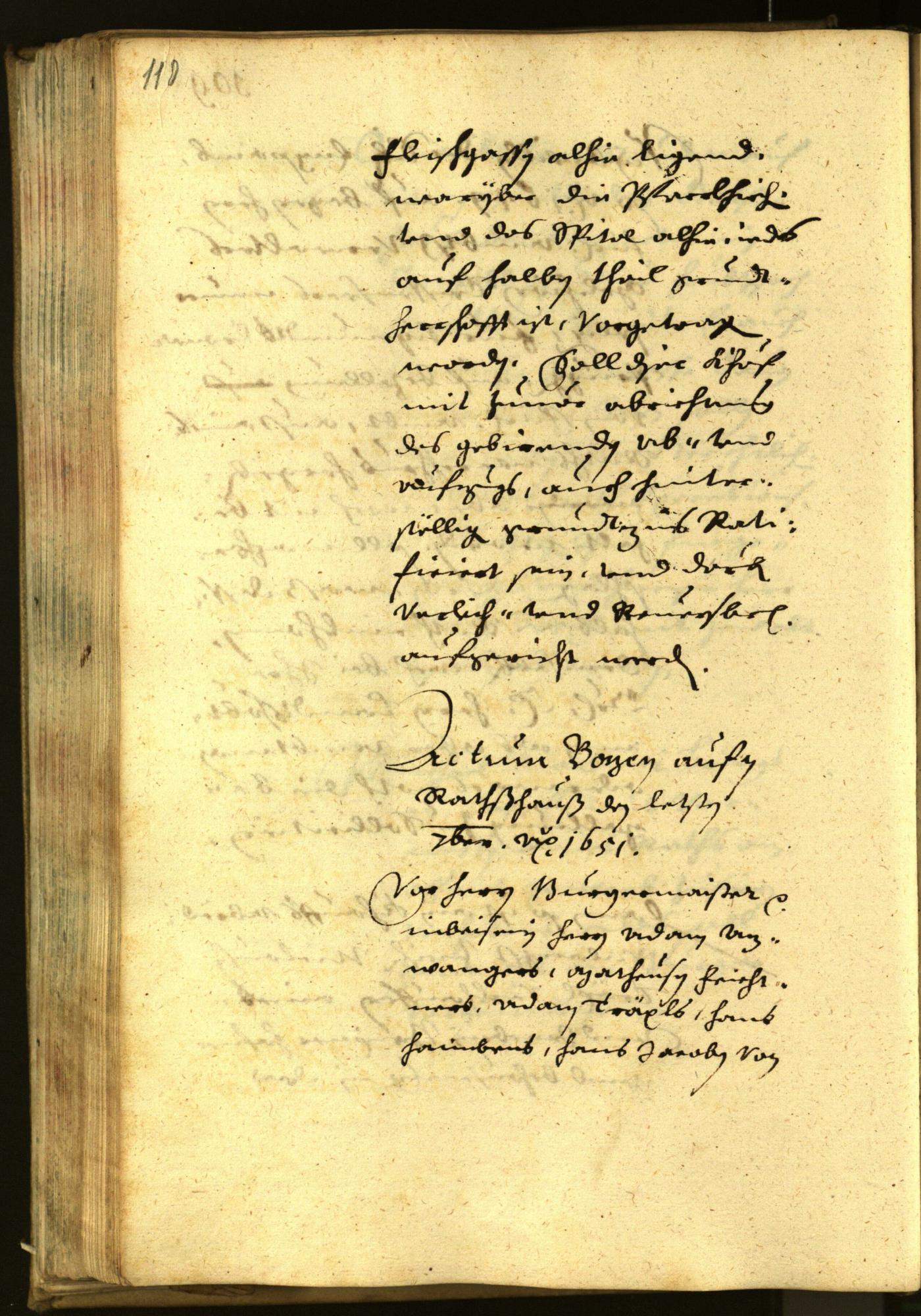 Civic Archives of Bozen-Bolzano - BOhisto Minutes of the council 1651 