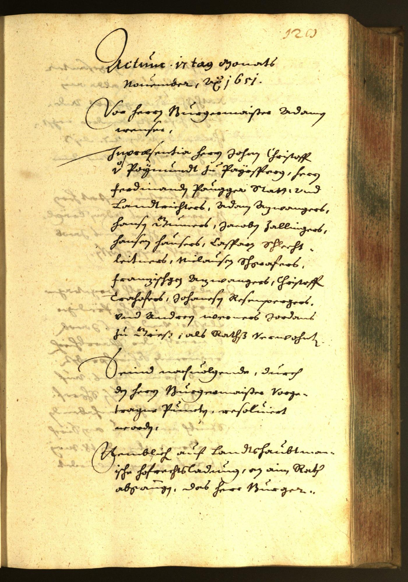 Civic Archives of Bozen-Bolzano - BOhisto Minutes of the council 1651 