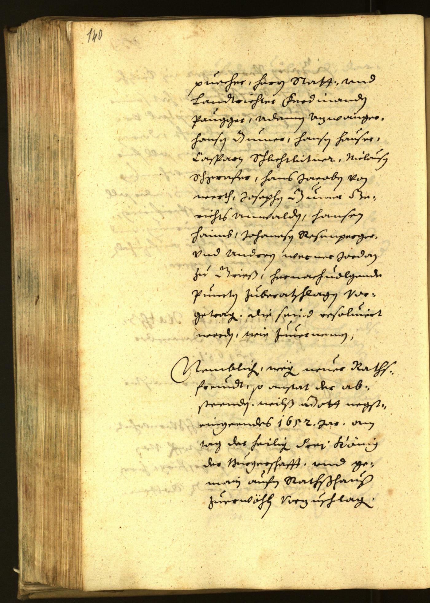 Stadtarchiv Bozen - BOhisto Ratsprotokoll 1651 