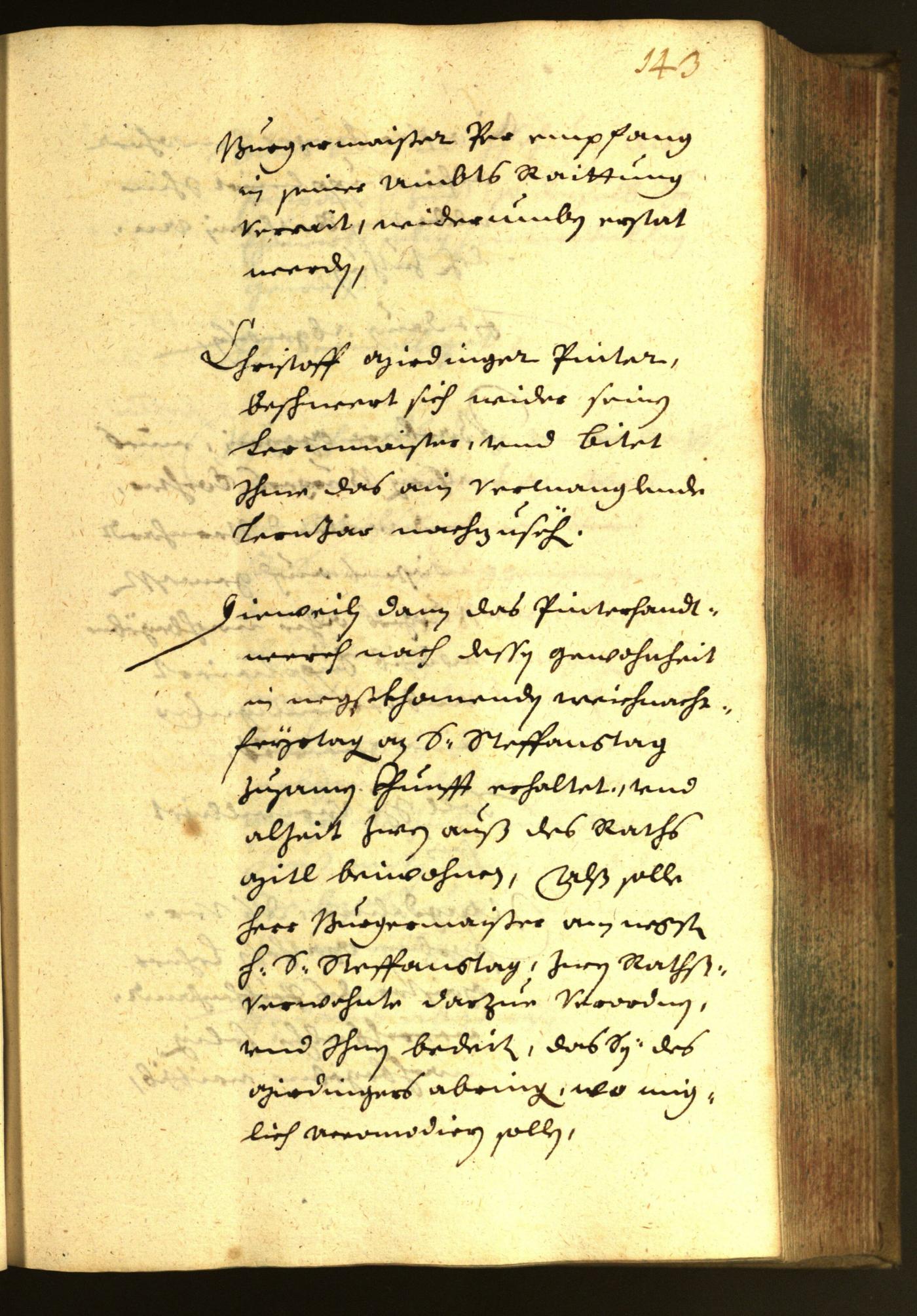 Stadtarchiv Bozen - BOhisto Ratsprotokoll 1651 