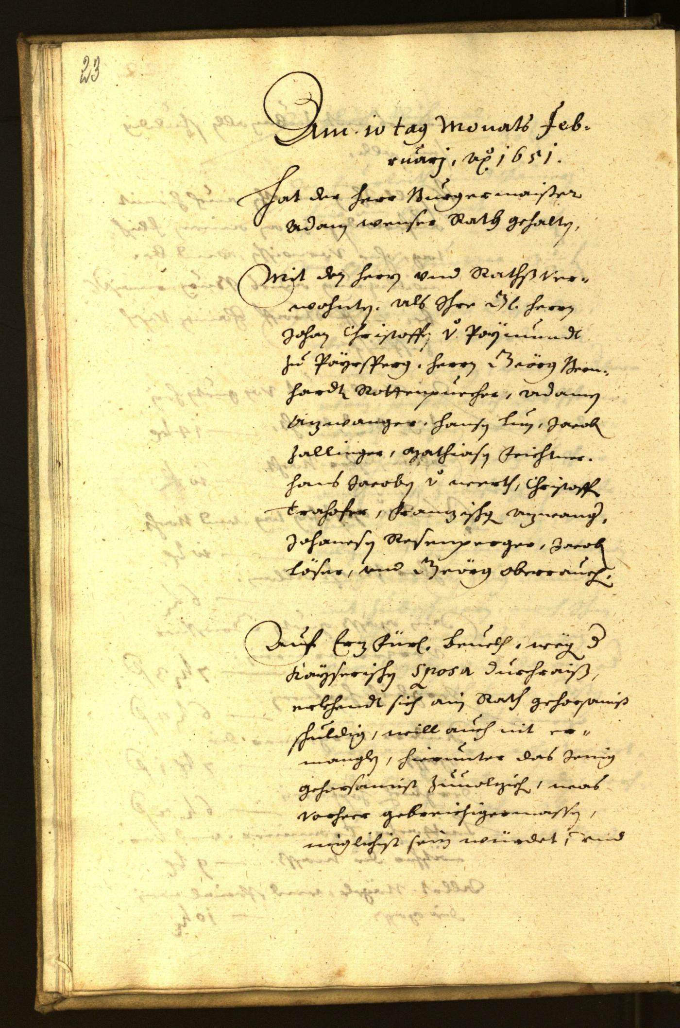 Civic Archives of Bozen-Bolzano - BOhisto Minutes of the council 1651 