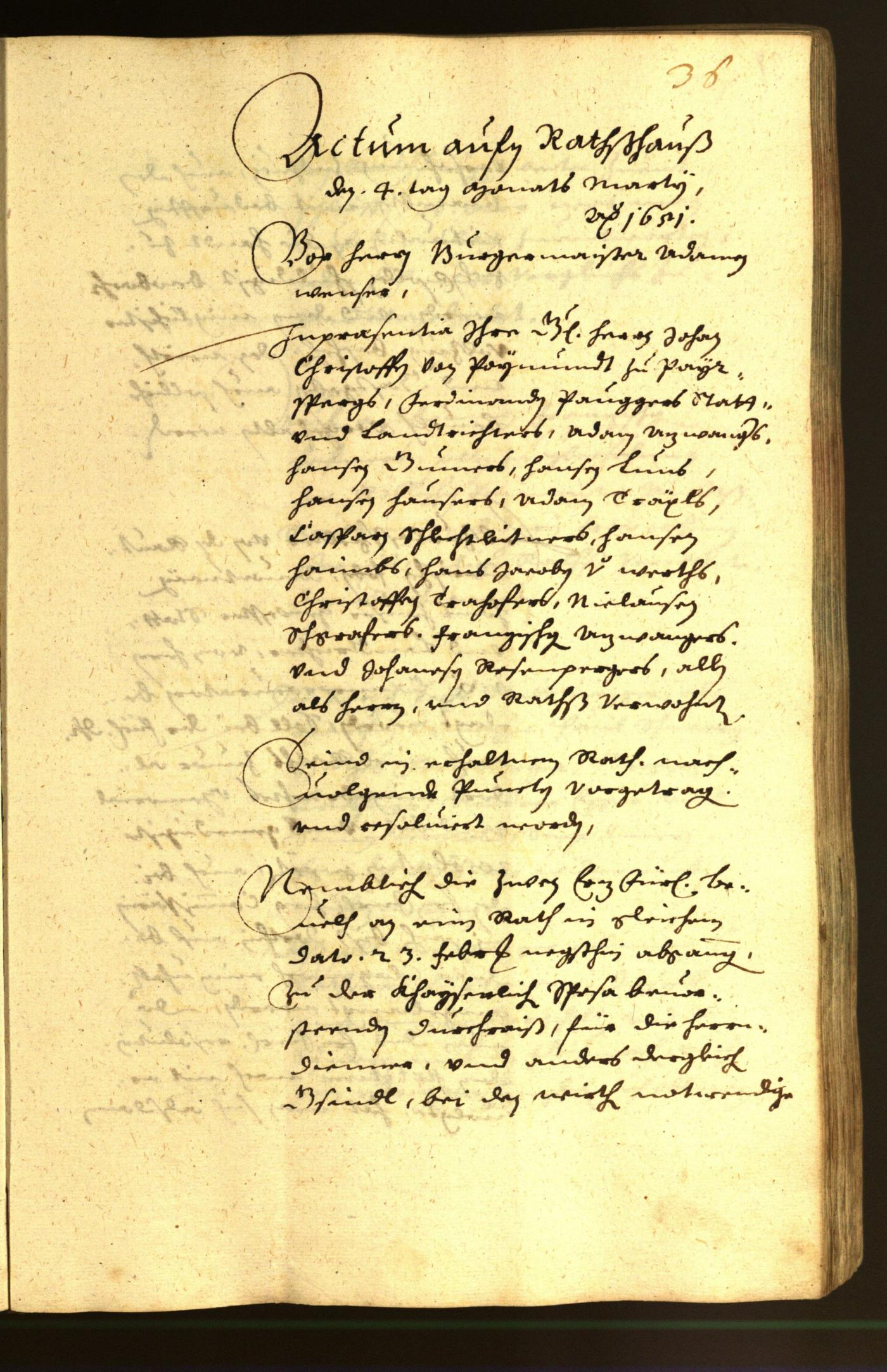 Civic Archives of Bozen-Bolzano - BOhisto Minutes of the council 1651 