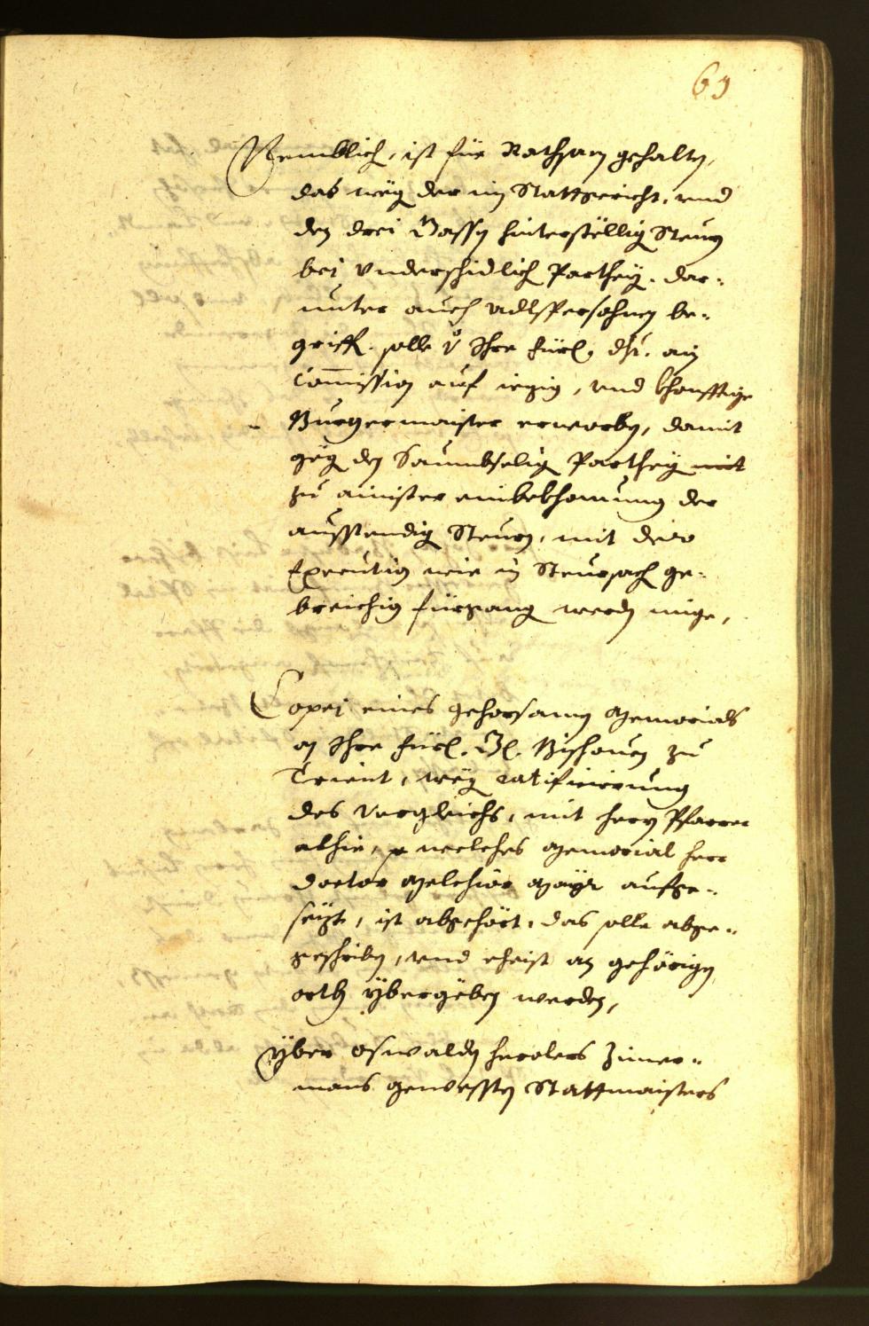 Stadtarchiv Bozen - BOhisto Ratsprotokoll 1651 